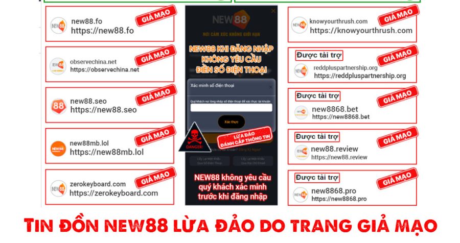 Vì sao có tin đồn New88 lừa đảo